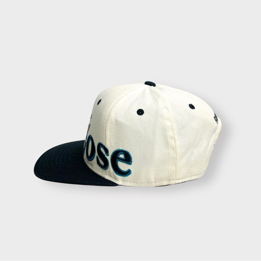 Vtg 90s Reebok San Jose Sharks Wraparound Logo Snapback Hat, NHL Crisp Hockey - Picture 8 of 9